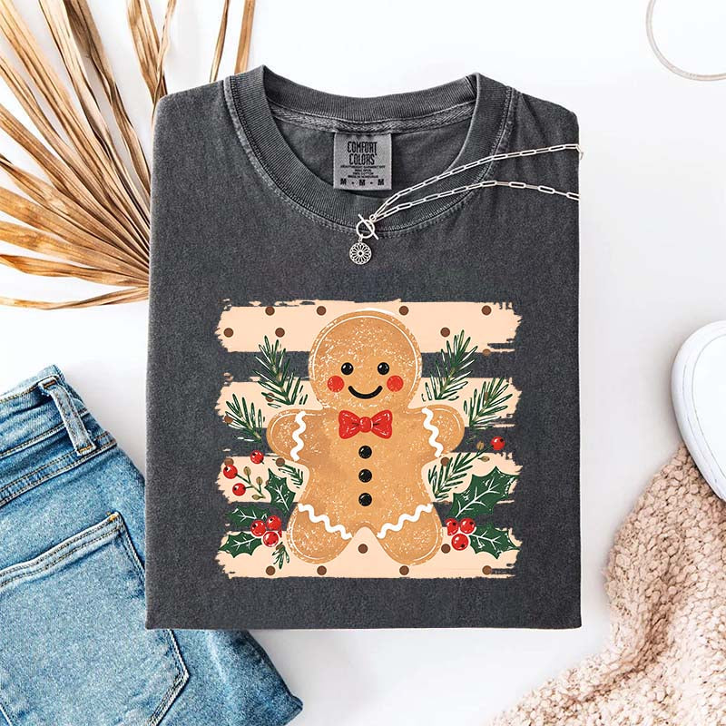 Gingerbread Cookie Christmas Xmas Holiday T-Shirt