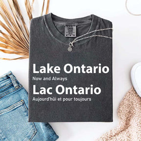 Custom Lake Ontario Now and Always T-Shirt