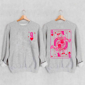 Weightlifting Queen Of Hearts Sweatshirt