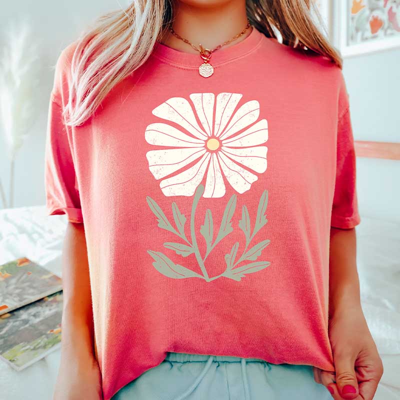 Daisy Flower Spring Floral T-Shirt