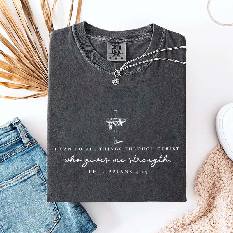 Philippians 4:13 I Can Do All Thing Through Christ T-Shirt