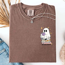Cute Spooky Boo(k) Lover Readers T-Shirt