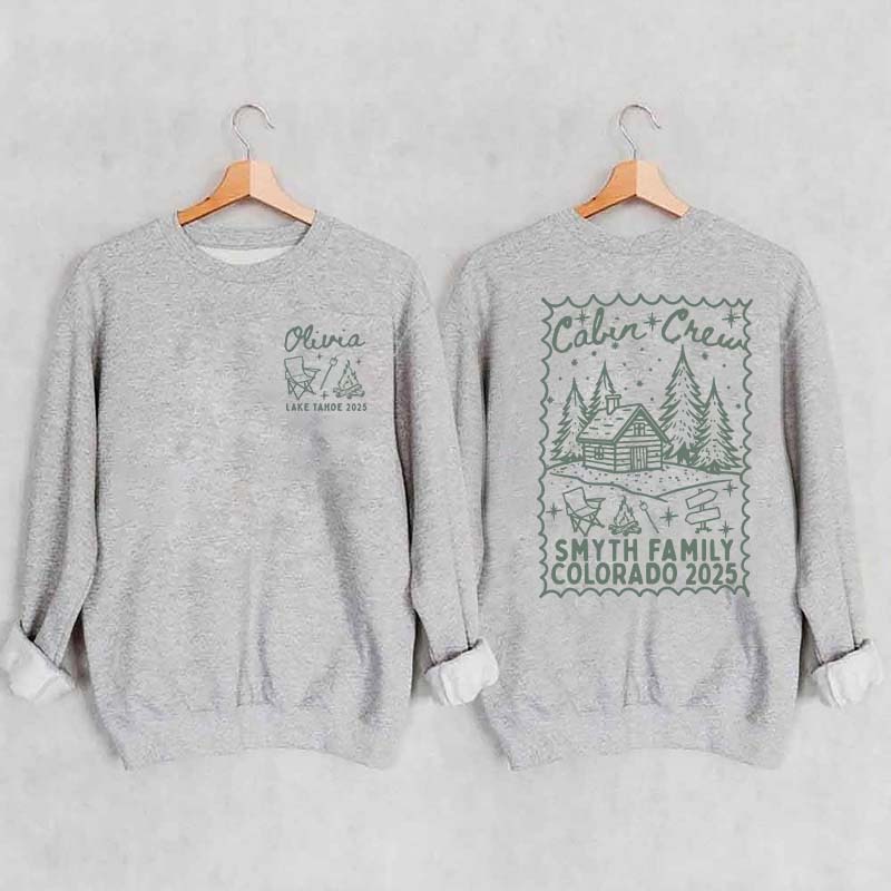 Group Cabin Camping Trip Sweatshirt