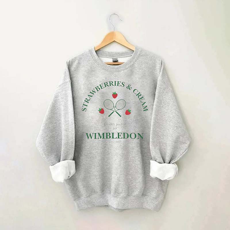 WIMBLEDON Strawberries & Cream Tennis Sweatshirt