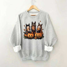 Halloween Horse Pumpkin Sweatshirt