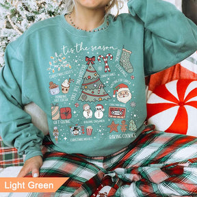 Cute Xmas Retro Christmas Tree Sweatshirt