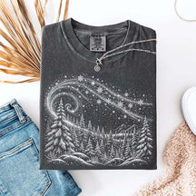 Vintage Winter Forest Comfort Colors T-Shirt