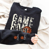 Custom Basketball Name on Sleeve Sweatshirt
