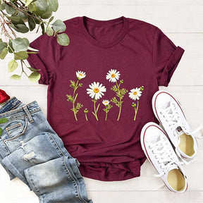 Daisy Flower Wildflower Summer Graphic T-Shirt