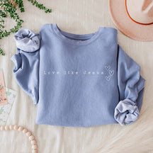 Love Like Jesus Faith Lightweight Sweatshirt