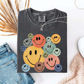 Retro Smiley Faces T-Shirt