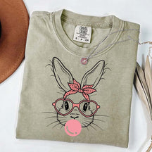 Rabbit Cartoon Easter T-Shirt