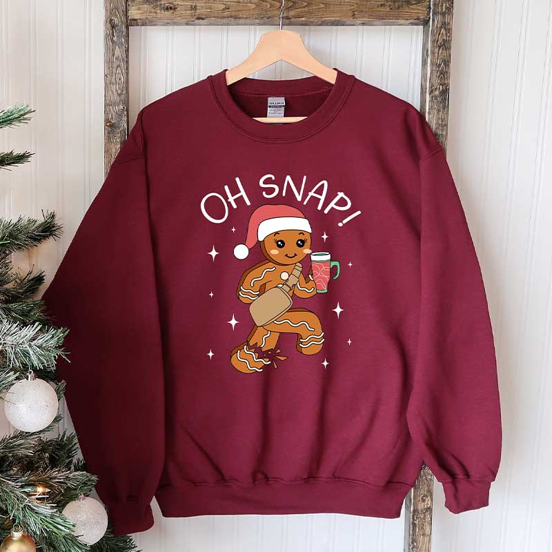 Oh Snap Gingerbread Sweatshirt