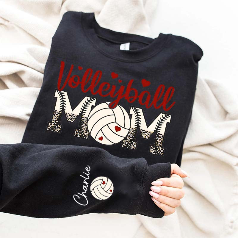 Custom Volleyball Mom Love Sweatshirt