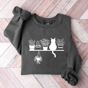 Cats And Plants Sweatshirt