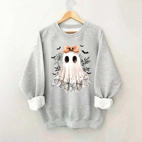 Halloween Lace Ghost Boo Sweatshirt