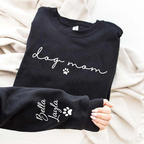 Custom Dog Mom Gift Sweatshirt