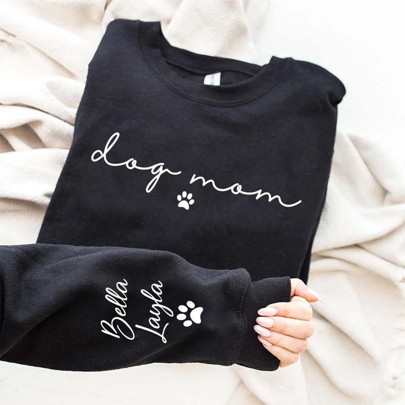 Custom Dog Mom Gift Sweatshirt