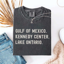 Gulf of Mexico Kennedy Center Lake Ontario T-Shirt