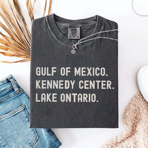 Gulf of Mexico Kennedy Center Lake Ontario T-Shirt