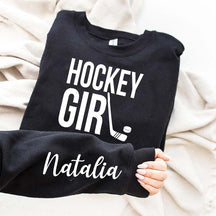 Custom Hockey Girl Sweatshirt