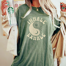 Ying Yang Yoga Just Breathe T-Shirt