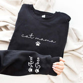 Personalized Cat Mama Sweatshirt