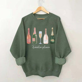 Bubble Please Champagne Sweatshirt