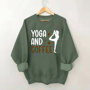 Yoga And Coffee Sweatshirt