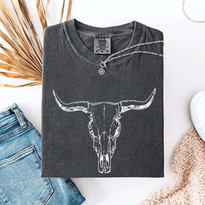 Comfort Colors Boho Cow Skull T-Shirt