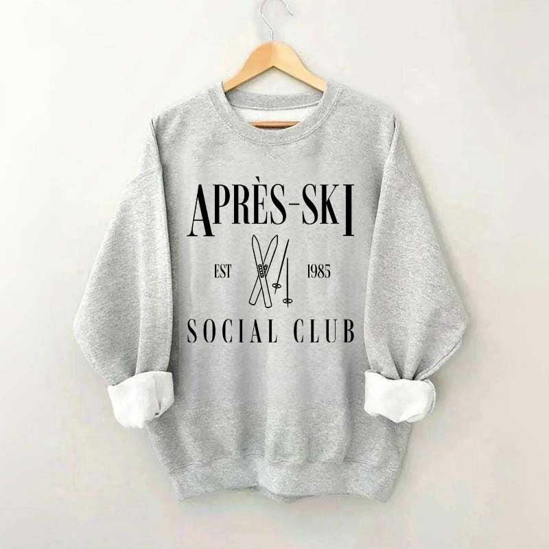 Apres-Ski Social Club Skiing Sweatshirt