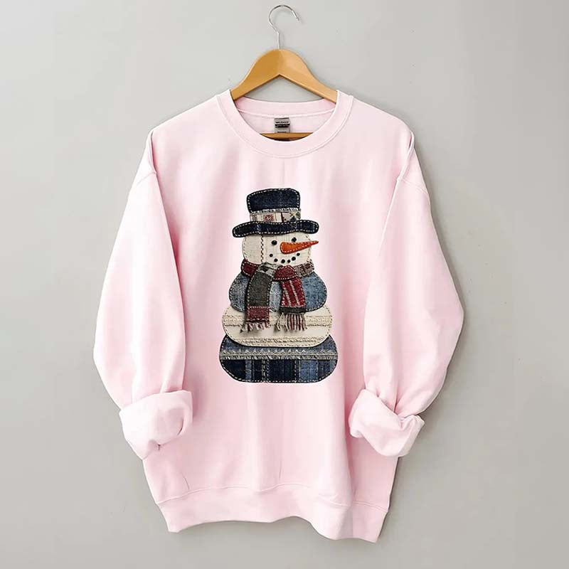 Patchwork Christmas Sweatshirt