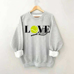 Cute Love Tennis Player Sweatshirt