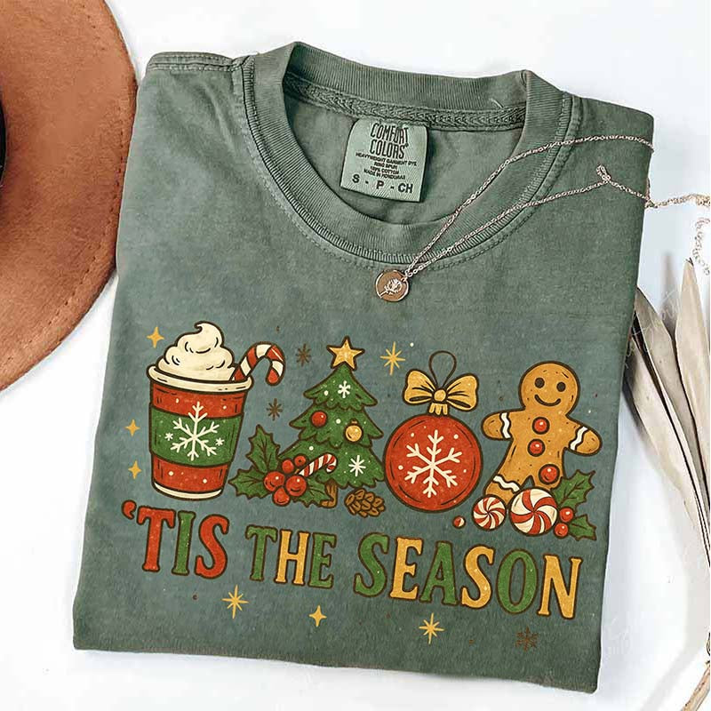 Comfort Colors Christmas Tis the Season T-Shirt
