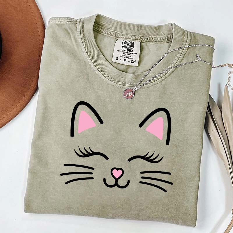 Cute Just A Girl Who Loves Cat T-Shirt