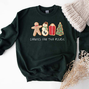 Christmas Cookies For Two Please Sweatshirt