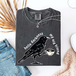 Raven Crow Coffee T-Shirt