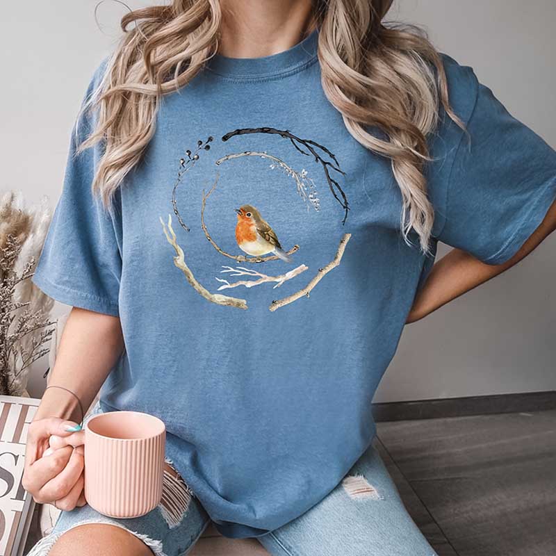 Cute Bird Peace T-Shirt