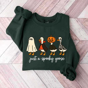 Halloween Just a Spooky Goose Sweatshirt
