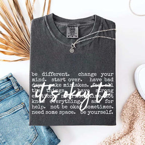 It's Okay Inspirational T-Shirt