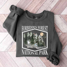 Retro Funny Forbidden Forest National Park Sweatshirt