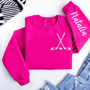 Personalized Hockey Name Sweatshirt