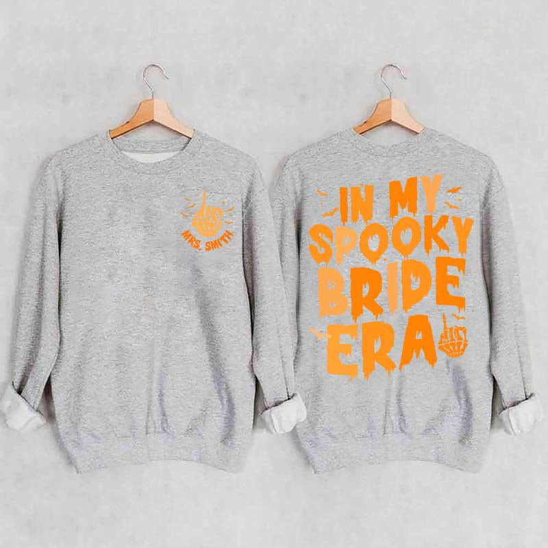 In My Spooky Bride Era Halloween Sweatshirt