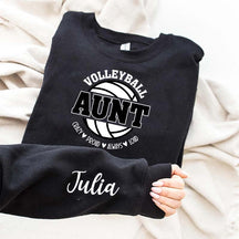 Custom Volleyball Aunt Sweatshirt
