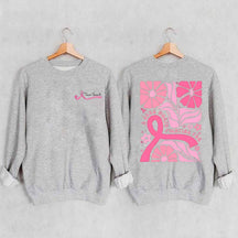 Personalized Breast Cancer Support Sweatshirt