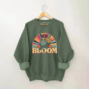 Retro Bloom Wildflower Sweatshirt