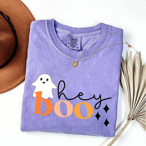 Hey Boo Ghost Halloween T-Shirt