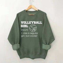 Volleyball Girl Explanation Sweatshirt