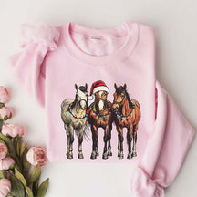 Horse Santa Sweatshirt