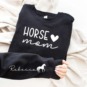 Custom Horse Mom Sweatshirt
